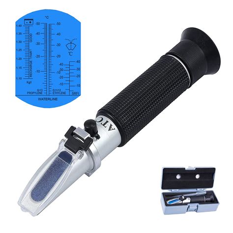 antifreeze battery refractometer|refractometer for coolant concentration.